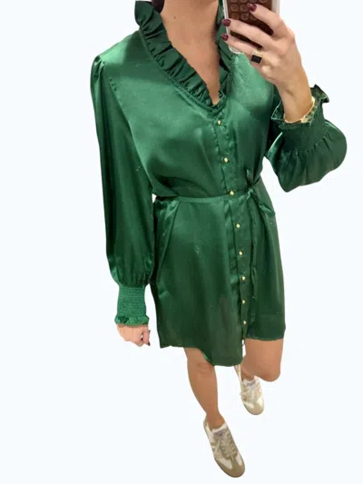 Mary George Eden Harper Dress In Green