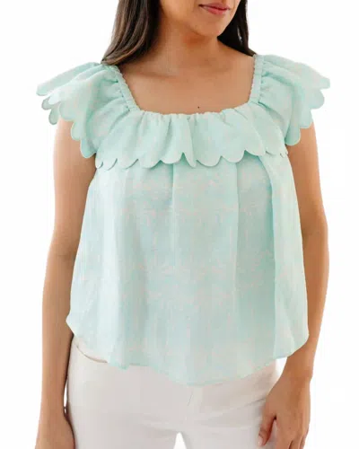 Mary George Quinn Top In Worth Palm In Green