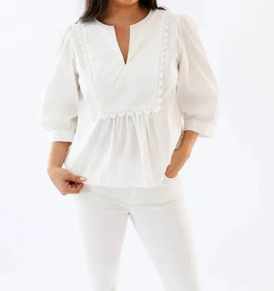 Mary George Stella Top In Star White