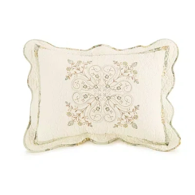 Mary Janes Home Mary Jane's Home Vintage Treasure Pillow Sham In Green