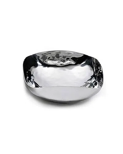 Mary Jurek Fidelia Square Bowl, 10.5" In Stainless Steel