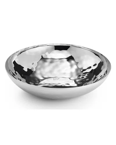 Mary Jurek Luna 19" Round Serving Bowl In Stainless Steel