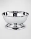 Mary Jurek Paloma Footed Bowl With Braid In Silver