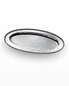 Mary Jurek Paloma Oval Tray With Braided Wire In Stainless Steel
