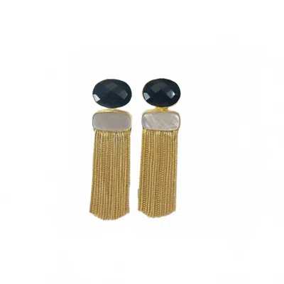 Mary K Kendig The Deville Earring In Black