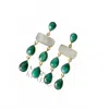 Mary K Kendig The Isabella Emerald Earring In Green In Metallic
