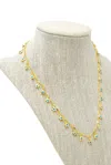 Mary Kathryn Designs Women Evil Eye Star Dangle Necklace In Gold