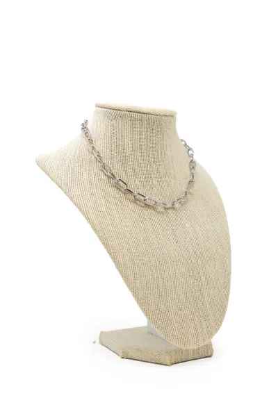 Mary Kathryn Designs Women Medium Courtney Necklace In Chrome