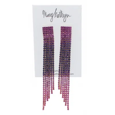 Mary Kathryn Designs Women Pink & Purple Sparkly Threaders In Pink/purple