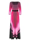 Mary Katrantzou Allegra Square-neck Maxi Dress In Pink