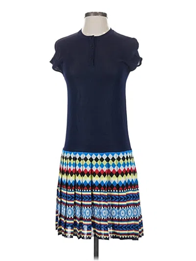 Pre-owned Mary Katrantzou Casual Dress In Blue