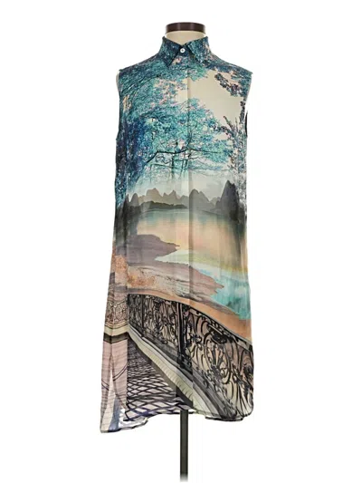 Pre-owned Mary Katrantzou Casual Dress In Blue