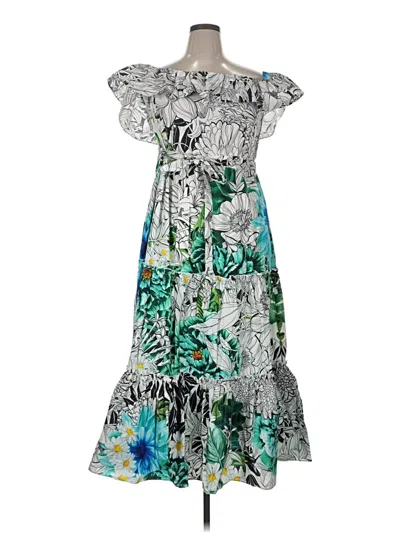 Pre-owned Mary Katrantzou Casual Dress In Gray