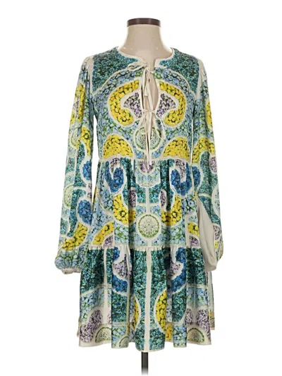 Pre-owned Mary Katrantzou Casual Dress In Green