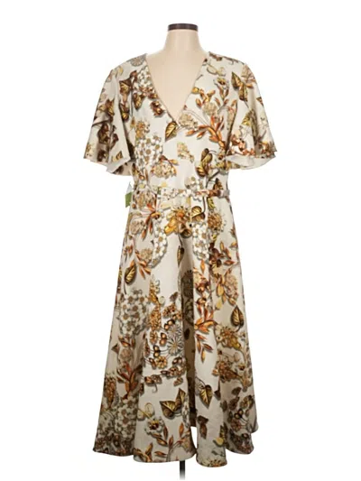 Pre-owned Mary Katrantzou Casual Dress In Tan