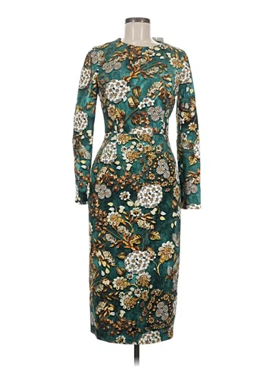 Pre-owned Mary Katrantzou Casual Dress In Teal