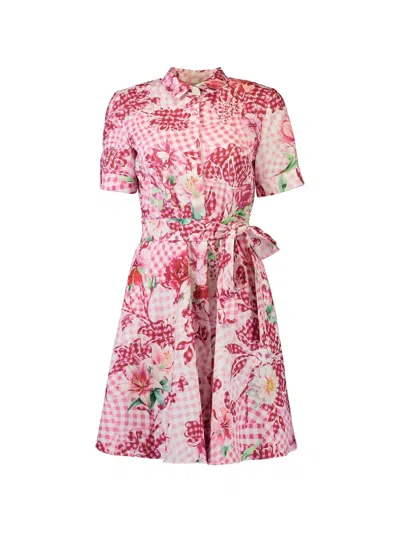 Mary Katrantzou Chima Floral-print Midi Dress In Multi