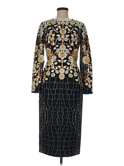 Pre-owned Mary Katrantzou Cocktail Dress In Black