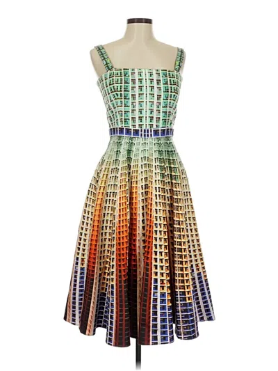 Pre-owned Mary Katrantzou Cocktail Dress In Green
