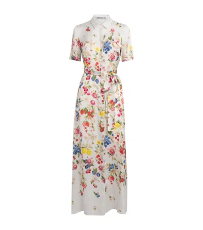 Mary Katrantzou Cotton-blend Como Maxi Dress In Multi