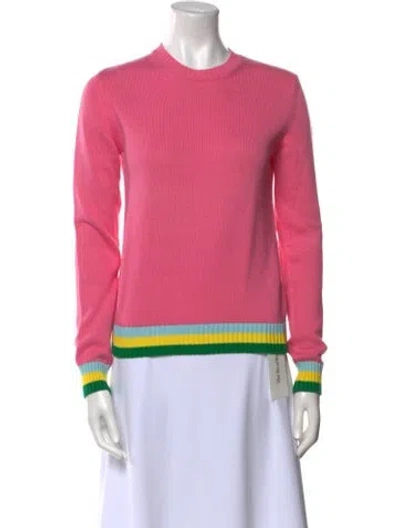 Pre-owned Mary Katrantzou Crew Neck Sweater W/ Tags In Pink