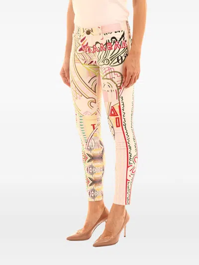 Mary Katrantzou Fantasy Trousers In Neutrals