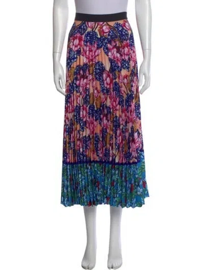 Pre-owned Mary Katrantzou Floral Print Midi Length Skirt