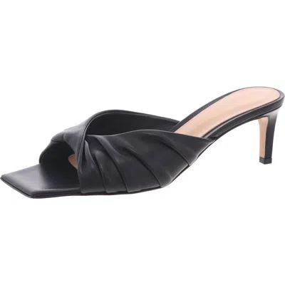 Mary Katrantzou / Gianvito Rossi Womens Solid Leather Heels In Black