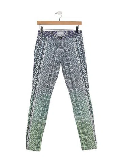 Pre-owned Mary Katrantzou High-rise Skinny Leg Jeans W/ Tags In Multicolor