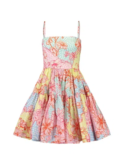 Mary Katrantzou Margot Floral-print Mini Dress In Multi