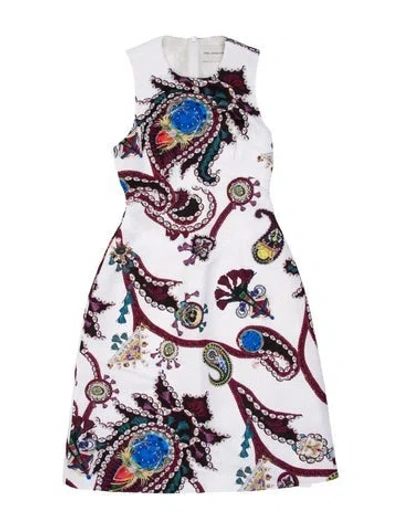 Pre-owned Mary Katrantzou Paisley Print Knee-length Dress In Multi