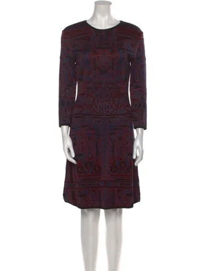 Pre-owned Mary Katrantzou Paisley Print Mini Dress In Multi