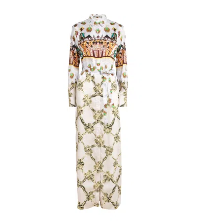 Mary Katrantzou Patterned Torino Maxi Dress In Multi