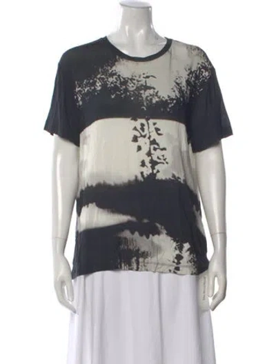 Pre-owned Mary Katrantzou Printed Crew Neck T-shirt In Multi
