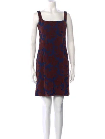 Pre-owned Mary Katrantzou Printed Mini Dress In Multi