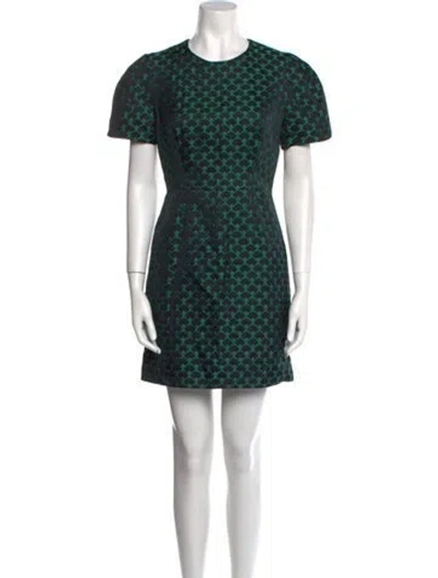 Pre-owned Mary Katrantzou Printed Mini Dress In Multi