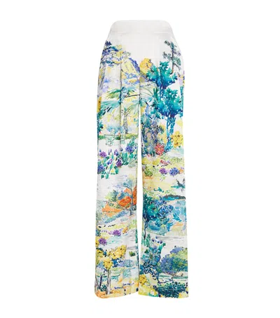 Mary Katrantzou Printed Varenne Beach Trousers