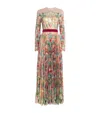 Mary Katrantzou Satin Felix Maxi Dress