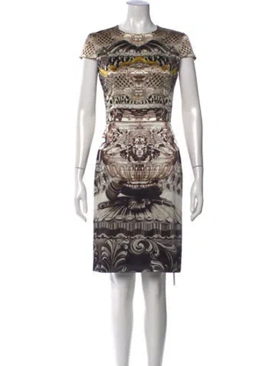 Pre-owned Mary Katrantzou Silk Knee-length Dress In Multi