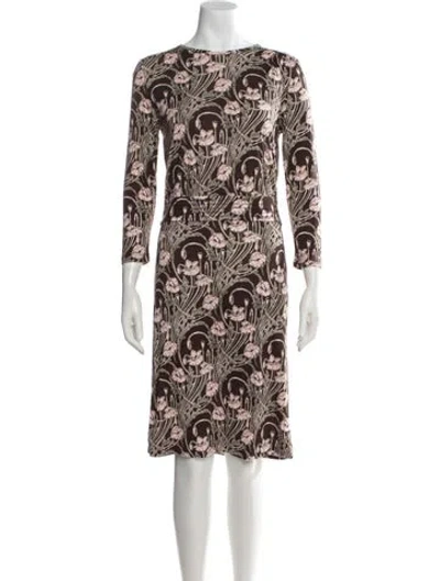 Pre-owned Mary Katrantzou Silk Knee-length Dress In Multicolor