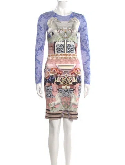 Pre-owned Mary Katrantzou Silk Mini Dress