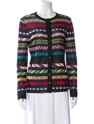 Pre-owned Mary Katrantzou Striped Crew Neck Sweater In Multi