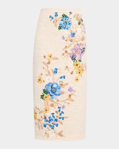 Mary Katrantzou Vargas Skirt In Brown