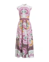 Mary Katrantzou Woman Maxi Dress Fuchsia Size 8 Cotton