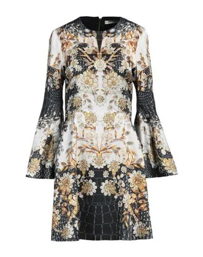 Mary Katrantzou Woman Mini Dress Black Size 8 Polyester