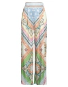 Mary Katrantzou Woman Pants Light Green Size 10 Polyester