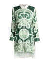 Mary Katrantzou Woman Shirt Green Size 8 Polyester In Green