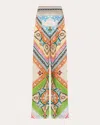 Mary Katrantzou Woman Pants Light Green Size 10 Polyester In Multi Cornicing