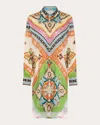 Mary Katrantzou Woman Mini Dress Cream Size 10 Polyester In Multi Cornicing