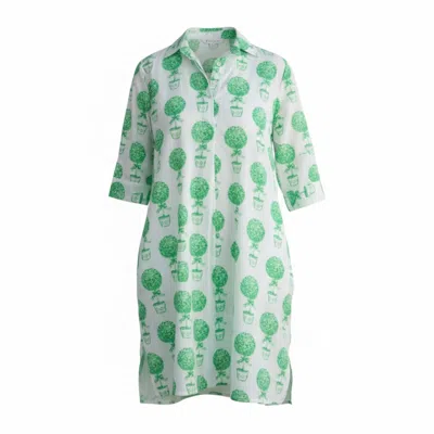 Mary Marshmallow Women's Delray Dress - Topiary - Green